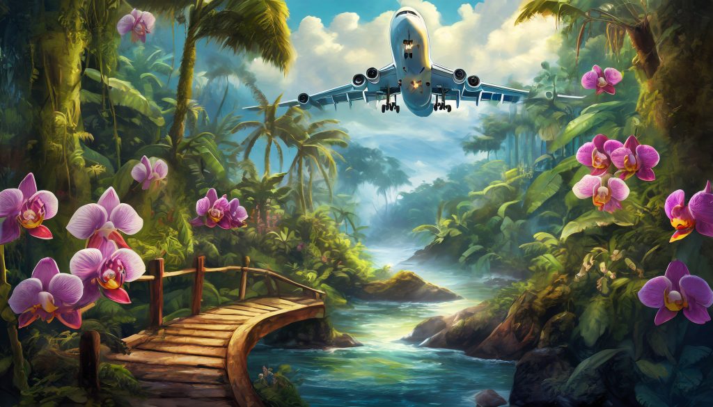 Firefly Reise Mit Dem Flugzeug Nach Costa Rica Mit Dem Traum Von Exotischen Orchideen Im Dschungel 2
