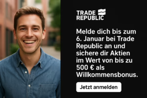 Willkommensaktion bei Trade Republic